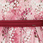 Girls Pink Floral Jacquard Dress, 2, hi-res